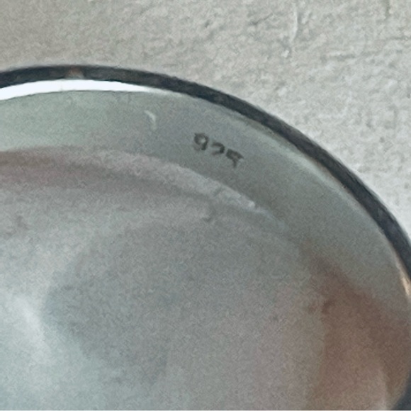 New Luxury Black White Sapphire Twisted Love Knot 925 Sterling Silver Ring - Picture 14 of 17